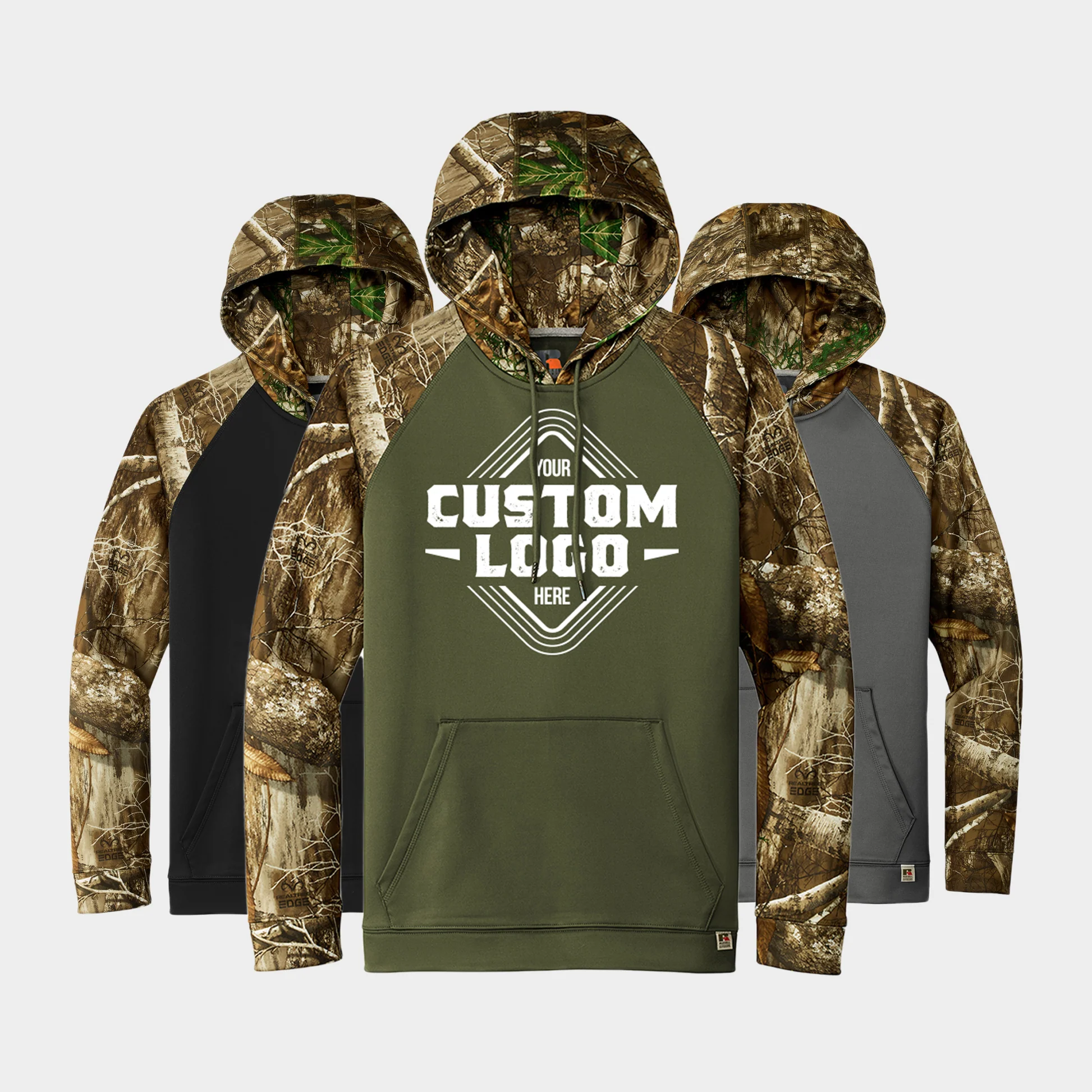 Custom Realtree Performance Colorblock Hoodie - RU451 - Image 5
